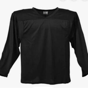 POWERTEK Sport - Men's Black Long-Sleeve V-Neck Practice Jersey